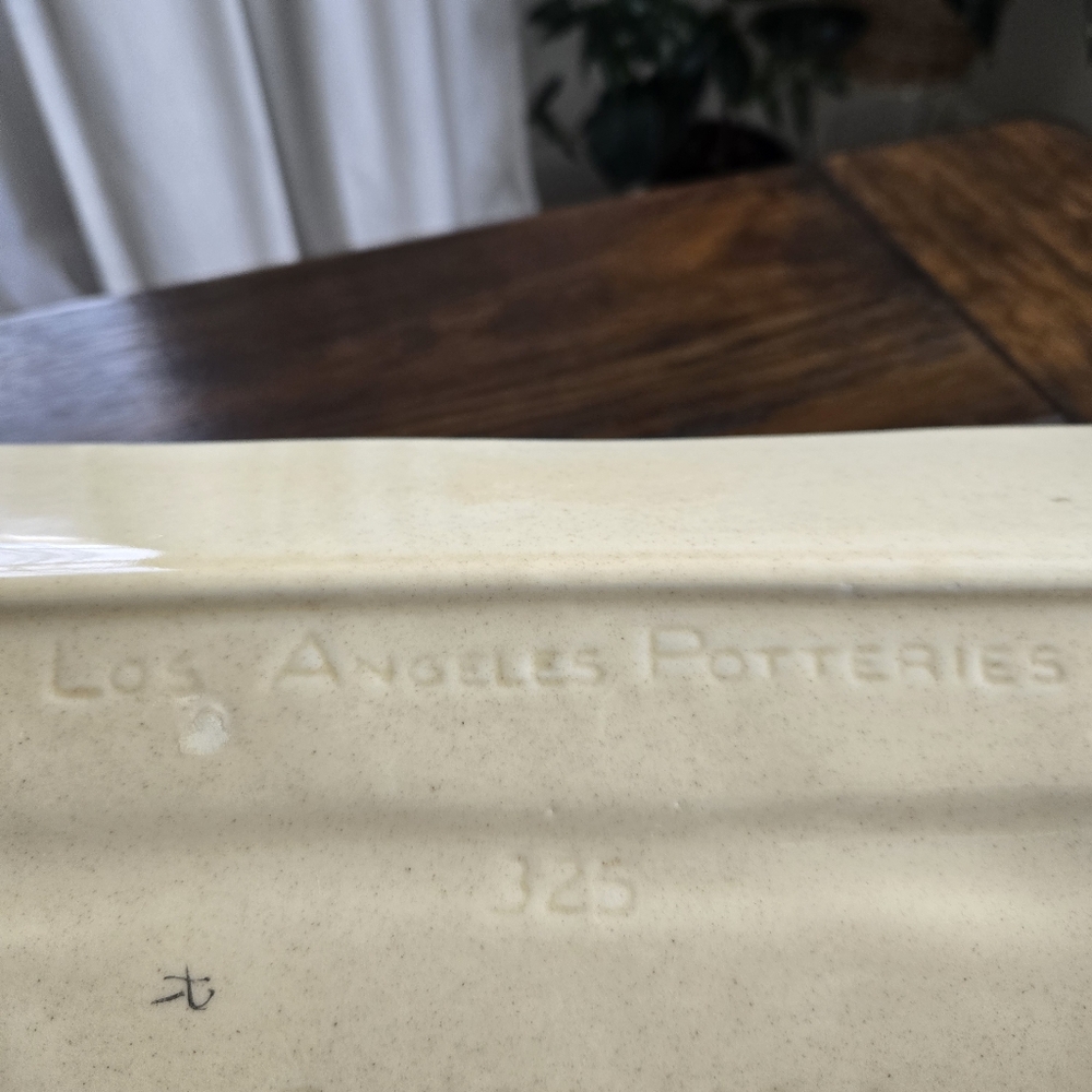 Vintage 60's 70's Los Angeles Potteries French Bread Serving Tray Calif. USA - Picture 8 of 9
